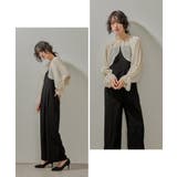 niana ニアナ パールボタンドットシアーボレロ | Fashion Letter | 詳細画像11