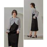 niana ニアナ パールボタンドットシアーボレロ | Fashion Letter | 詳細画像16