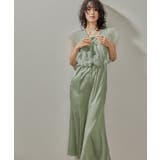 niana ニアナ リボンチュールボレロレイヤードサテンドレス | Fashion Letter | 詳細画像3