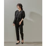 niana ニアナ ジャガードブラウステーパードパンツセットアップ | Fashion Letter | 詳細画像10