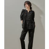 niana ニアナ ジャガードブラウステーパードパンツセットアップ | Fashion Letter | 詳細画像13