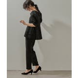 niana ニアナ ジャガードブラウステーパードパンツセットアップ | Fashion Letter | 詳細画像14