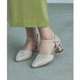 niana ニアナ チャンキーヒールレースパンプス | Fashion Letter | 詳細画像5