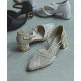 niana ニアナ チャンキーヒールレースパンプス | Fashion Letter | 詳細画像8