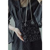 ブラック | niana ニアナ 2wayスパンコールショルダーバッグ | Fashion Letter