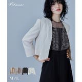niana ニアナ ノーカラーショートフォーマルジャケットレディース | Fashion Letter | 詳細画像1