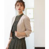 niana ニアナ ノーカラーショートフォーマルジャケットレディース | Fashion Letter | 詳細画像12