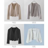 niana ニアナ ノーカラーショートフォーマルジャケットレディース | Fashion Letter | 詳細画像20