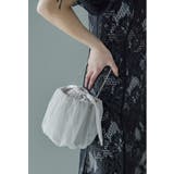 ライトグレー | niana ニアナ チュール巾着バッグ | Fashion Letter