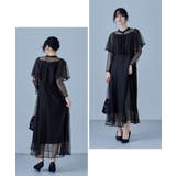 niana ニアナ ケープセットメッシュドレス | Fashion Letter | 詳細画像15