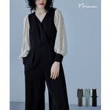 niana ニアナ カシュクールデザインパンツドレス | Fashion Letter | 詳細画像1