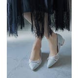 niana ニアナ ビジューレースローヒールパンプス | Fashion Letter | 詳細画像7