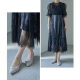 niana ニアナ ビジューレースローヒールパンプス | Fashion Letter | 詳細画像9