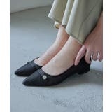niana ニアナ ビジューレースローヒールパンプス | Fashion Letter | 詳細画像12