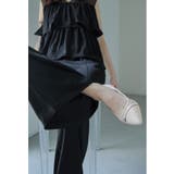 ベージュ | niana ニアナ ビジューレースローヒールパンプス | Fashion Letter