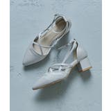 niana ニアナ クロスストラップチャンキーヒールパンプス | Fashion Letter | 詳細画像11