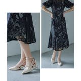 niana ニアナ クロスストラップチャンキーヒールパンプス | Fashion Letter | 詳細画像15