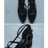 niana ニアナ クロスストラップチャンキーヒールパンプス | Fashion Letter | 詳細画像18