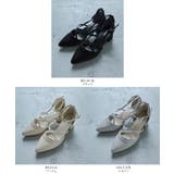 niana ニアナ クロスストラップチャンキーヒールパンプス | Fashion Letter | 詳細画像20