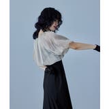 niana ニアナ バルーンヘムオーガンジーボレロマーメイドドレス | Fashion Letter | 詳細画像6 