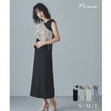 niana ニアナ グロッシーマルチラッフルドレス | Fashion Letter | 詳細画像1 