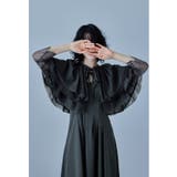 チャコール | niana ニアナ 3pieceマルチフリルドレス | Fashion Letter