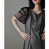 niana ニアナ カットアウトドットチュールドレス | Fashion Letter | 詳細画像6 