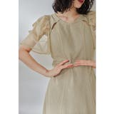 イエロー | niana ニアナ カットアウトドットチュールドレス | Fashion Letter