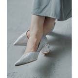 niana ニアナ レースチャンキーヒールパンプス | Fashion Letter | 詳細画像3