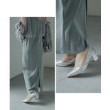 niana ニアナ レースチャンキーヒールパンプス | Fashion Letter | 詳細画像5