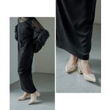 niana ニアナ レースチャンキーヒールパンプス | Fashion Letter | 詳細画像10