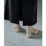 niana ニアナ レースチャンキーヒールパンプス | Fashion Letter | 詳細画像11