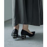 niana ニアナ レースチャンキーヒールパンプス | Fashion Letter | 詳細画像15