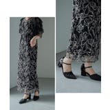 niana ニアナ グリッターチャンキーヒールパンプス | Fashion Letter | 詳細画像9