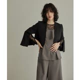 niana ニアナ スリットスリーブノーカラージャケット | Fashion Letter | 詳細画像4