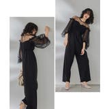 niana ニアナ フロッキードットパンツドレス | Fashion Letter | 詳細画像5
