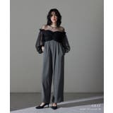 niana ニアナ フロッキードットパンツドレス | Fashion Letter | 詳細画像8