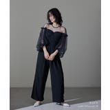 niana ニアナ フロッキードットパンツドレス | Fashion Letter | 詳細画像13