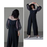 niana ニアナ フロッキードットパンツドレス | Fashion Letter | 詳細画像15