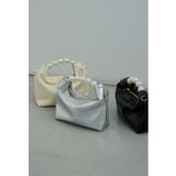 シルバー | niana ニアナ 2wayパールハンドルショルダーバッグ | Fashion Letter