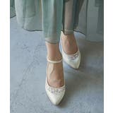 niana ニアナ アンクルベルトシアーレースサテンパンプス | Fashion Letter | 詳細画像3