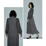 niana ニアナ Vネックシアースリーブドレス | Fashion Letter | 詳細画像4 