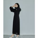 niana ニアナ Vネックシアースリーブドレス | Fashion Letter | 詳細画像7 