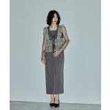 niana ニアナ フリルベストペンシルドレス | Fashion Letter | 詳細画像3 