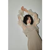 モカ | niana ニアナ チュールボレロコクーンドレス | Fashion Letter