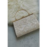 ベージュ | niana ニアナ 2way刺繍デザインハンドバッグ | Fashion Letter