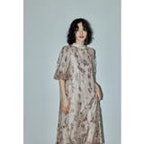 ベージュ | niana ニアナ 刺繍レースAラインドレス | Fashion Letter