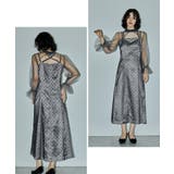 niana ニアナ チュールボレロ幾何学レースドレス | Fashion Letter | 詳細画像4 