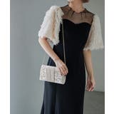 niana ニアナ ラインストーンベロアクラッチバッグ | Fashion Letter | 詳細画像8