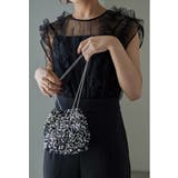 シルバー×ブラック | niana ニアナ 2wayスパンコールバッグ | Fashion Letter